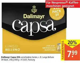 Marktkauf Dallmayr Capsa Xxl Angebot