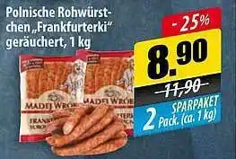 Mix Markt Polnische Rohwürstchen „frankfurterki“ Angebot