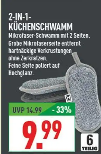 Marktkauf 2-in-1-küchenschwamm Angebot