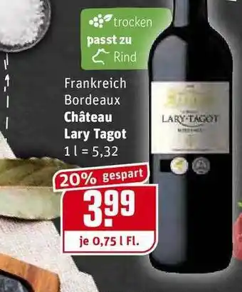 REWE Kaufpark Château Lary Tagot Angebot