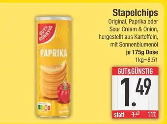 Edeka Gut & günstig stapelchips Angebot