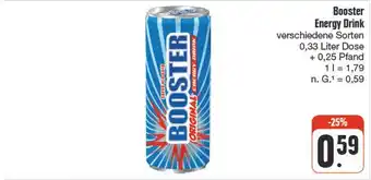 nah & gut Booster energy drink Angebot