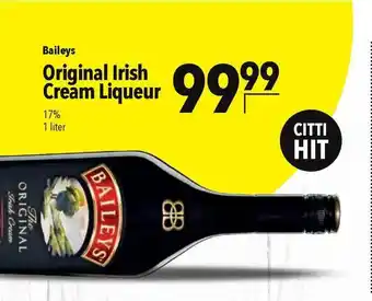 CITTI Markt Original Irish Cream Liqueur 1L Angebot