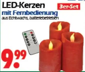 Wreesmann LED Kerzen mit Fernbedienung Angebot