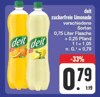 Edeka Deit zuckerfreie limonade Angebot