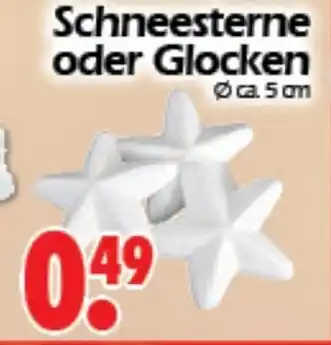 Wreesmann Schneesterne oder Glocken Angebot