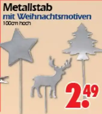 Wreesmann Metallstab mit Weihnachtsmotiven Angebot