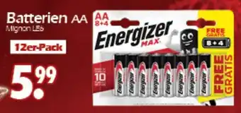 Wreesmann Energizer Batterien AA Angebot