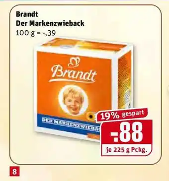 REWE Kaufpark Brandt Der Markenzwieback Angebot