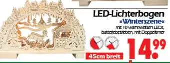 Wreesmann LED Lichterbogen Winterszene Angebot