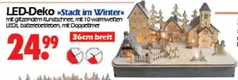 Wreesmann LED Deko Stadt im Winter Angebot