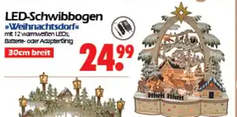 Wreesmann LED Schwibbogen Weihnachtsdorf Angebot