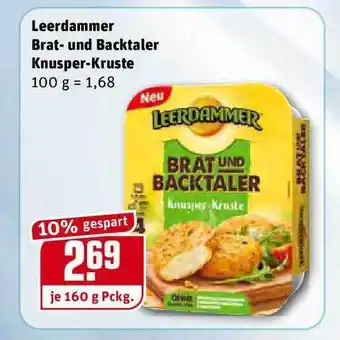 REWE Kaufpark Leerdammer Brat- Und Backtaler Knusper-kruste Angebot