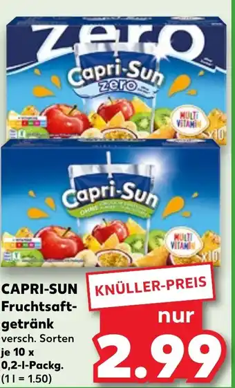 Kaufland CAPRI-SUN Fruchtsaft- getränk Angebot