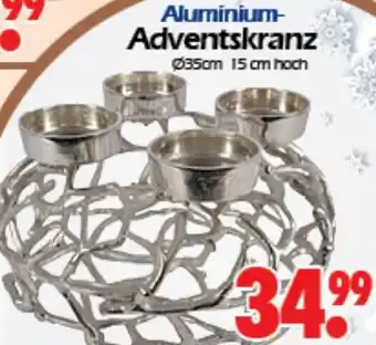 Wreesmann Aluminium Adventskranz Angebot