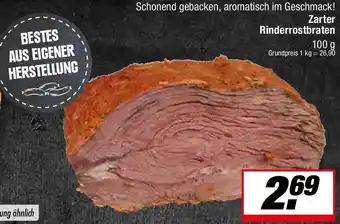 L. STROETMANN GROSSMARKT Zarter Rinderrostbraten Angebot