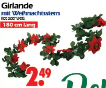 Wreesmann Girlande mit Weihnachtsstern Angebot