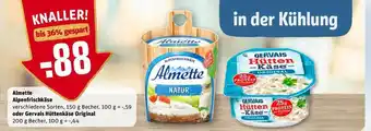 REWE Kaufpark Almette Alpenfrischkäse Oder Gervais Hüttenkäse Original Angebot