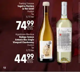 CITTI Markt Saget La Perrière Le Roi Soleil Oder Bodega Sumun Antonio Mas Single Vineyard Chardonnay Angebot