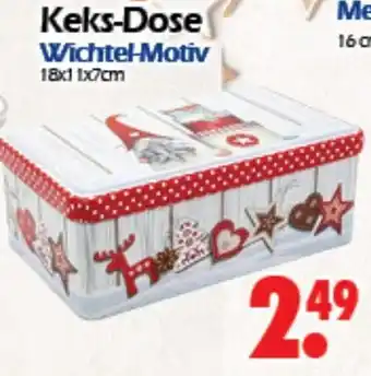 Wreesmann Keks Dose Wichtel Motiv Angebot