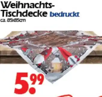 Wreesmann Weihnachts Tischdecke bedruckt Angebot