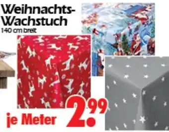 Wreesmann Weihnachts Wachstuch Angebot