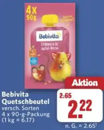Combi Bebivita Quetschbeutel Angebot