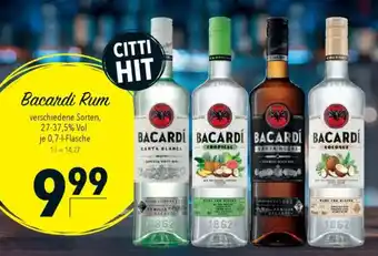 CITTI Markt Bacardi Rum Angebot