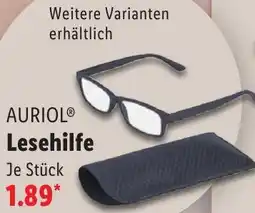 Lidl AURIOL Lesehilfe Angebot