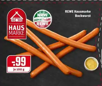 REWE Kaufpark Rewe Hausmarke Bockwurst Angebot