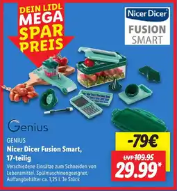 Lidl GENIUS Nicer Dicer Fusion Smart, 17-teilig Angebot