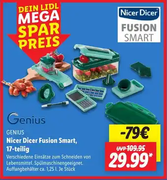 Lidl GENIUS Nicer Dicer Fusion Smart, 17-teilig Angebot