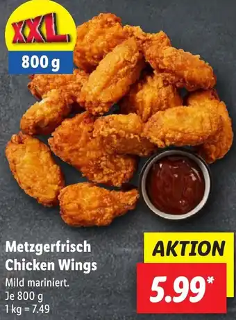 Lidl Metzgerfrisch Chicken Wings Angebot