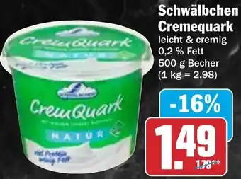 Hit Schwälbchen Cremequark Angebot