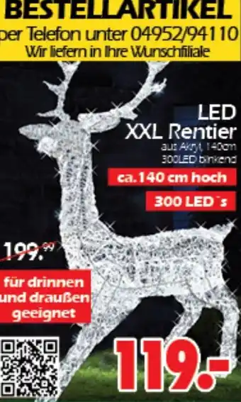 Wreesmann LED XXL Rentier Angebot