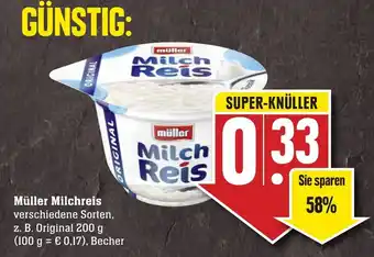 Edeka Neukauf Müller Milchreis 200g Becher Angebot