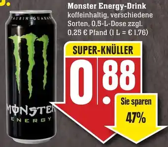 Edeka Neukauf Monster Energy Drink 0,5 L Dose Angebot