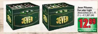 Profi Getränke Jever Pilsener, Fun oder, Light Angebot