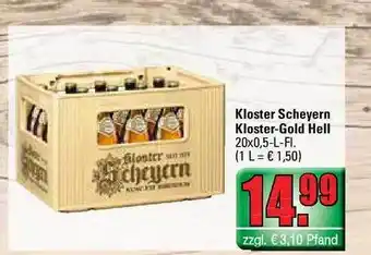 Profi Getränke Kloster Scheyern Kloster-Gold Hell Angebot