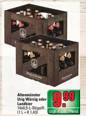 Profi Getränke Altenmünster Urig Würzig oder Landbier Angebot