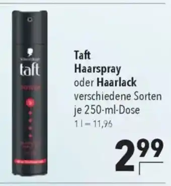 CITTI Markt Taft Haarspray oder Haarlack Angebot