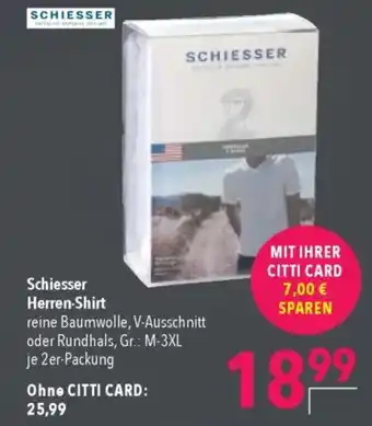 CITTI Markt SCHIESSER Herren-Shirt Angebot