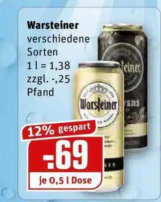 REWE Kaufpark Warsteiner Angebot