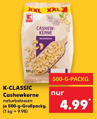 Kaufland K-CLASSIC Cashewkerne Angebot