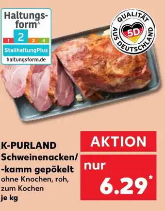 Kaufland K-PURLAND Schweinenacken/ -kamm gepökelt Angebot