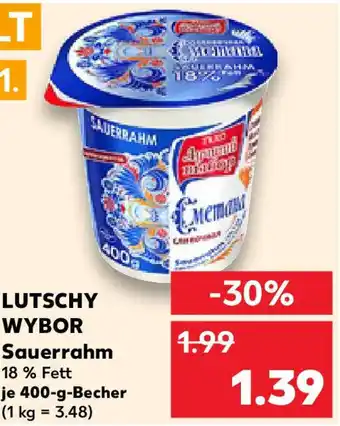 Kaufland LUTSCHY WYBOR Sauerrahm Angebot