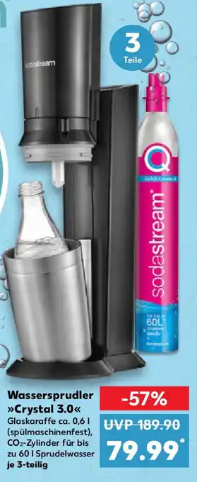 Kaufland sodastream Wassersprudler Crystal 3.0 Angebot