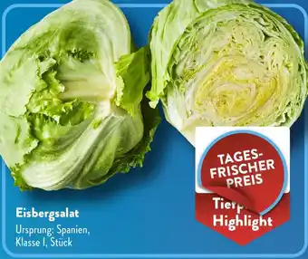 Aldi Süd Eisbergsalat Angebot