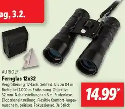 Lidl AURIOL Fernglas 12x32 Angebot