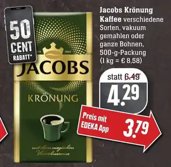 Edeka Neukauf Jacobs Krönung Kaffee 500g Angebot